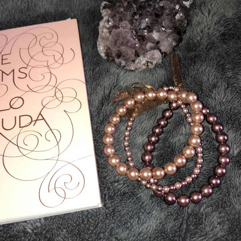 Faux Pearl Bracelets